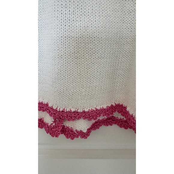 Vintage ALL POINTS Reference Point Easter Spring Embroidered Cardigan Sweater L - Picture 10 of 14